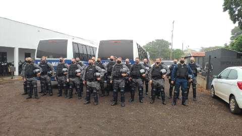 Batalhão de Choque chega a Dourados para impedir protestos contra lockdown