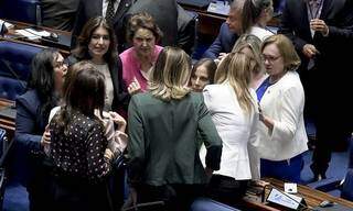 Apenas 12 mulheres fazem parte do Senado Federal que possui 81 representantes dos estados (Foto Agência Senado)