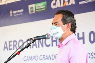 Prefeito de Campo Grande, Marquinhos Trad (PSD), diz que cenário da pandemia na Capital está sob controle (Foto Henrique Kawaminami)