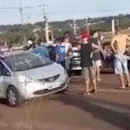 Viatura da Polícia Militar capotando após perseguição liderou visualizações