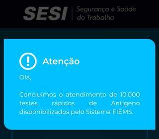 Fiems encerra drive-trhu de testagem para covid-19