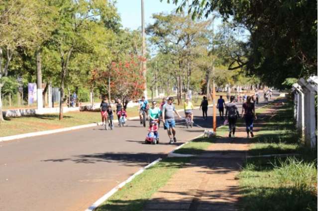 Apesar do friozinho, campo-grandenses aproveitam domingo para se movimentar