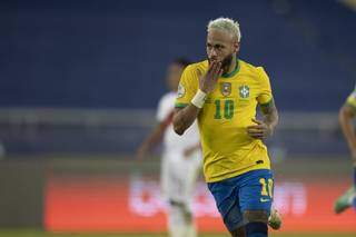 Neymar foi um dos destaques da partida. (Foto: Lucas Figueiredo/CBF)