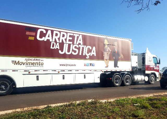 Carreta da Justi&ccedil;a estaciona em duas cidades na pr&oacute;xima semana 