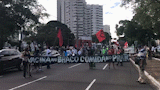 Por vacina no braço e comida no prato, manifestantes protestam contra Bolsonaro