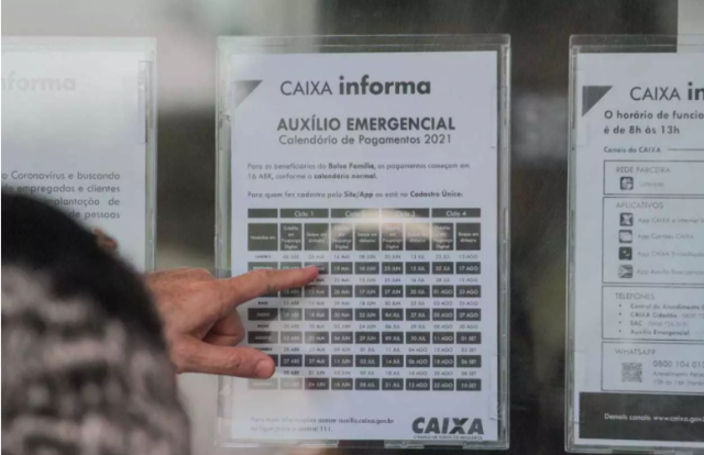 Caixa libera hoje 3&ordf; parcela do aux&iacute;lio emergencial para nascidos em mar&ccedil;o 