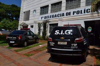 Homem foi preso na 1ª Delegacia de Polícia Civil de Nova Andradina (Foto: Jornal da Nova)