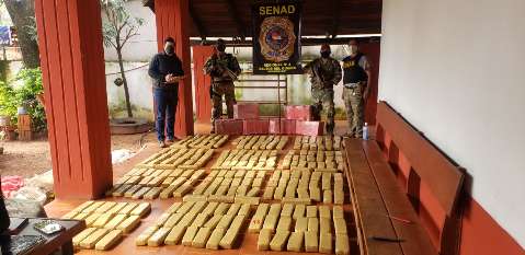 Agência antidrogas encontra 1.500 quilos de maconha em acampamento narco