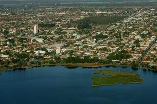 Vista aérea de Três Lagoas. (Foto: Divulgação)