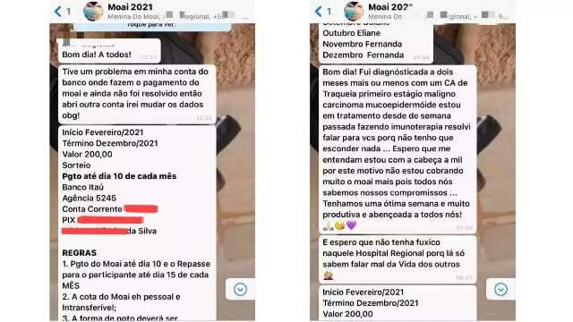 Administradora de moai embolsa R$ 10 mil de grupo e desaparece 