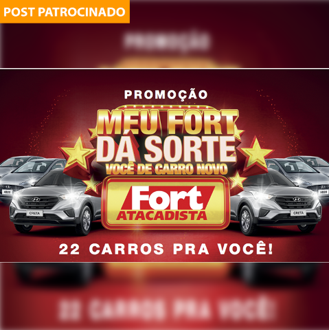 Fort Atacadista lança “Meu Fort dá Sorte” com sorteio de 22 automóveis