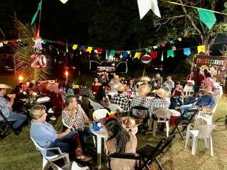 Última festa da família foi realizada em 2019, em chácara de Campo Grande. (Foto: Arquivo Pessoal)