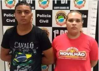 Rodrigo de Aquino Lopes e Stephanie Ferreira de Oliveira foram presos dias após morte de operador de máquinas (Foto: Campo Grande News/Arquivo)