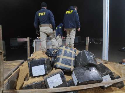 Motorista é preso com 10 toneladas de maconha escondida em carga de soja