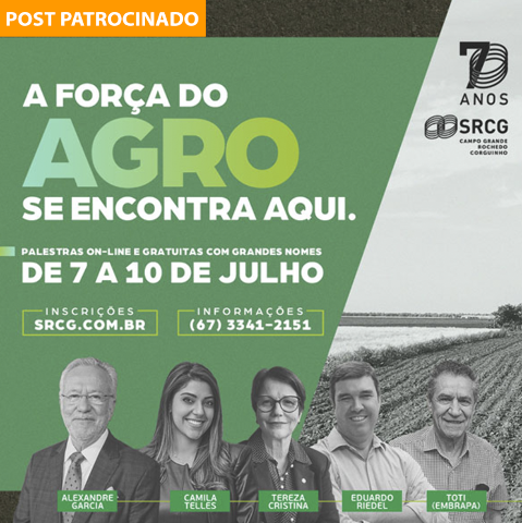 Agronegócio em foco: inscrição aberta para maior evento on-line do agro/MS