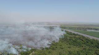 Queimadas no Pantanal em 2020 chegaram próximas a Corumbá e Ladária após descontrole do fogo na região (Foto Divulgação) 