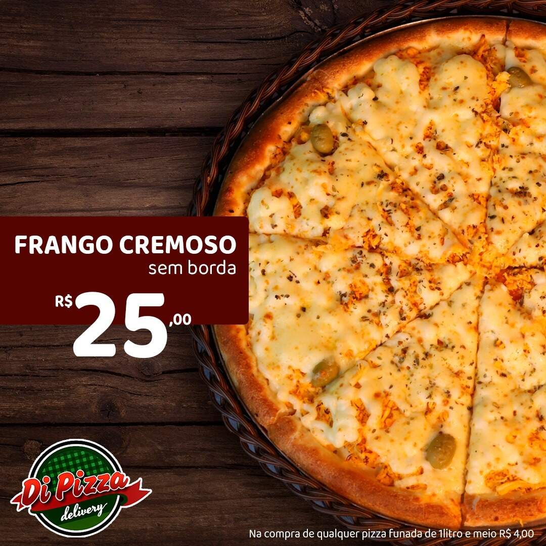 Semana da Pizza, alegria é com a Di Pizza, sabores por 25,00