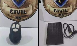 Equipamentos utilizados por ladrão para poder desativar alarme de carros e roubar itens de dentro (Foto: Divulgação/Polícia Civil)