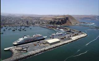 Porto de Arica, um dos principais do Chile, país considerado o paraíso do turismo marítimo na América do Sul (Foto: Reprodução)