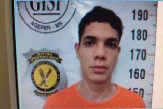 Um dos presos que conseguiu fugir da prisão em Ponta Porã. (Foto: Divulgação)