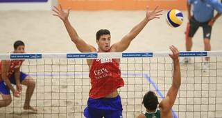 Atleta de MS fatura etapa do Brasileiro Challenger de v&ocirc;lei de praia