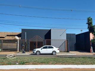 Casa de eventos construída na Rua Marajoara (Foto: Marcos Maluf)