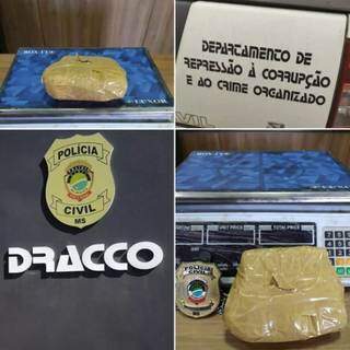 Carga de cocaína apreendida pela Polícia Civil (Fotos: Divulgação)