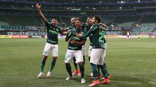 Palmeiras faz 2 a 0 sobre o Gr&ecirc;mio e assume a lideran&ccedil;a do Brasileir&atilde;o