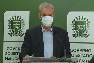 O secretário estadual de Saúde, Geraldo Resende, durante live (Foto: Reprodução/SES)