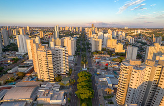 Campo Grande, a Cidade Morena, vista por cima. (Foto: Arquivo/Prefeitura de Campo Grande)