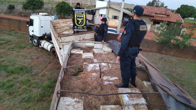 Pesagem confirma apreens&atilde;o recorde de 36,5 toneladas de maconha