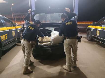 Homem é preso levando quase 150kg de maconha para o Paraná