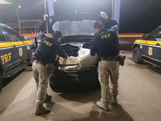 Homem &eacute; preso levando quase 150kg de maconha para o Paran&aacute;
