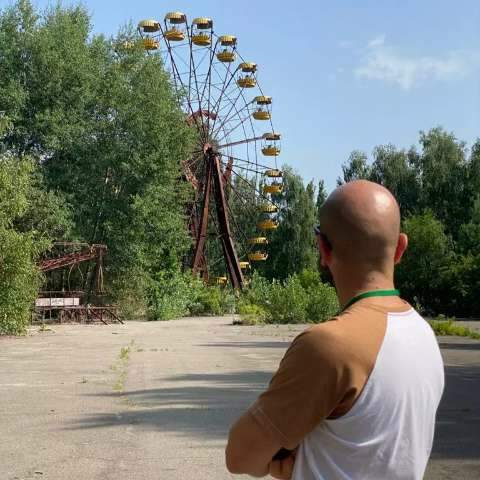 Campo-grandense realiza sonho e visita Chernobyl, cen&aacute;rio de trag&eacute;dia