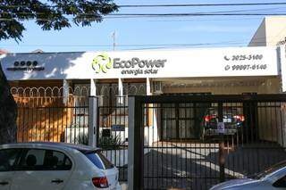 Escritório da EcoPower, localizado na Avenida Mato Grosso, 2328 - Jardim dos Estados (Foto: Paulo Francis)