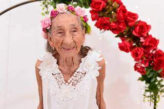 Marina Maria Conceição da Silva completou 110 anos no dia 20 de julho deste ano. (Foto: Adriana Braga)