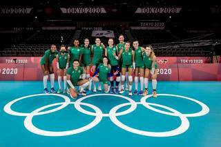 Equipe feminina de vôlei do Brasil estreia nesse domingo nos Jogos Olímpicos de Tóquio (Foto: Miriam Jeske/COB)