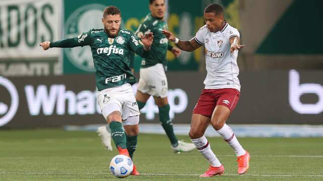 Em sua nona vit&oacute;ria seguida, Palmeiras faz 1 a 0 sobre o Fluminense 