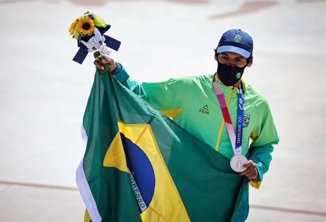 No skate, Kelvin Hoefler conquista primeira medalha brasileira em Tóquio