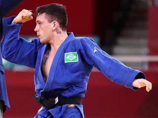 Brasileiro, Daniel Gargnin conquistou primeira medalha de bronze no judô (Foto: Reprodução/Cob)