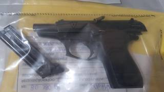 Arma utilizada pelo garoto no crime, que pertencia ao pai. (Foto: Divulgação)