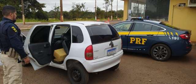 PRF apreende 201 kg de maconha em Nova Alvorada do Sul