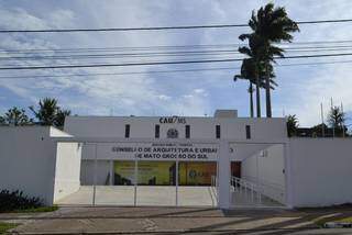 Sede do Conselho de Arquitetura de Urbanismo, em Campo Grande. (Foto: Divulgação)