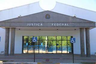 Sede da Justiça Federal no Parque dos Poderes, em Campo Grande. (Foto: Arquivo)