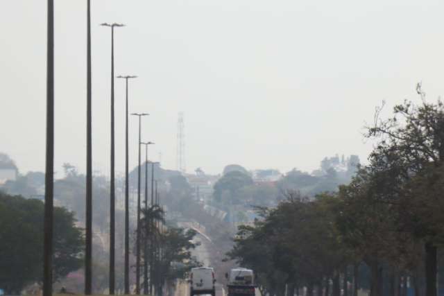 N&eacute;voa seca que encobre Capital &eacute; resultado da falta de chuva h&aacute; mais de 40 dias