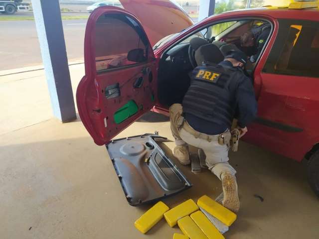 Traficante &eacute; preso em ve&iacute;culo &quot;recheado&quot; com 107 quilos de maconha 