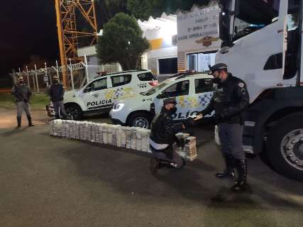 Carga de cocaína avaliada em R$ 12 milhões sai de MS, mas é apreendida em SP