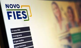 Página na internet onde candidato pode conferir resultado. (Foto: Agência Brasil)