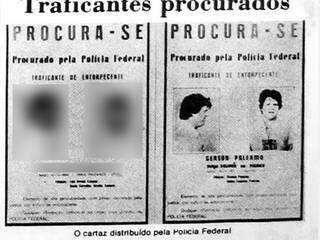 Trinta anos atrás, PF também estava à procura de Gerson Palermo, como mostra cartaz da época. (Foto: Reprodução)