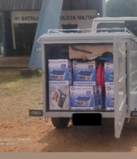Em opera&ccedil;&atilde;o, pol&iacute;cia apreende R$ 370 mil em contrabando